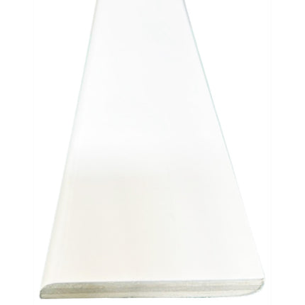 PIRCHER BATTISCOPA IN AYOUS RIVESTITO LISCIO BIANCO MM10X80X2400
