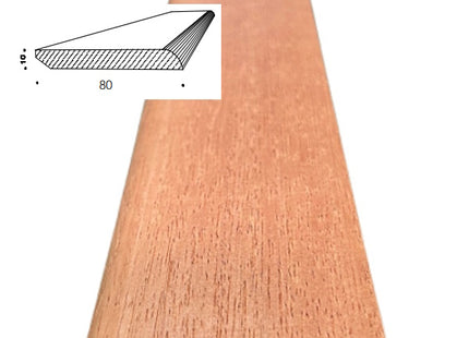 PIRCHER BATTISCOPA IN AYOUS MASSELLO RIVESTITO LISCIO CILIEGIO