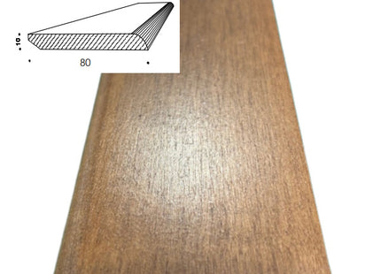 PIRCHER BATTISCOPA IN AYOUS RIVESTITO LISCIO TANGANICA MM10X80X2400