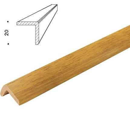 PIRCHER PARASPIGOLO IN AYOUS LISCIO ROVERE MM20X20X3000