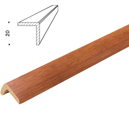 PIRCHER PARASPIGOLO IN AYOUS LISCIO CILIEGIO MM20X20X3000