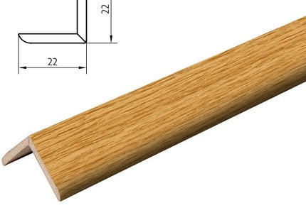 PIRCHER PARASPIGOLO IN MDF ROVERE MM22X22X2700