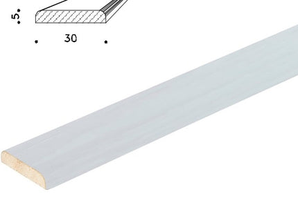 PIRCHER PIATTINA IN AYOUS LISCIA BIANCA MM 5X30X3000