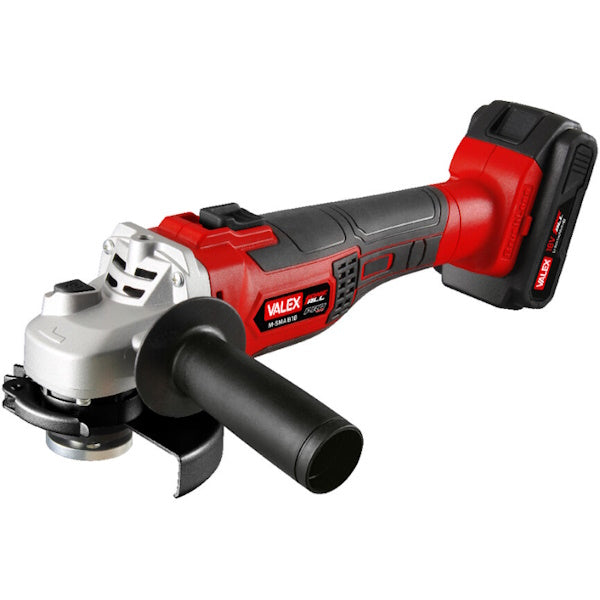 VALEX SMERIGLIATRICE ANGOLARE DA 115/125 A BATTERIA 18V 3,0AH M-SMA B18