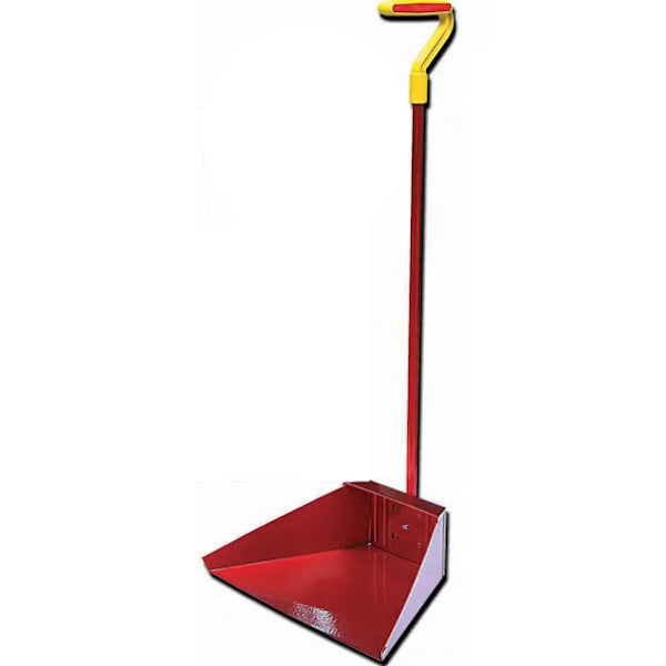 MASS ALZAIMMONDIZIA IN METALLO ROSSO MANICO IN FERRO CM35X25X70H