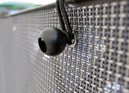 TENAX FISSARETE PER SCHERMATURE CON OCCHIELLI COLORE NERO MM150 PZ10