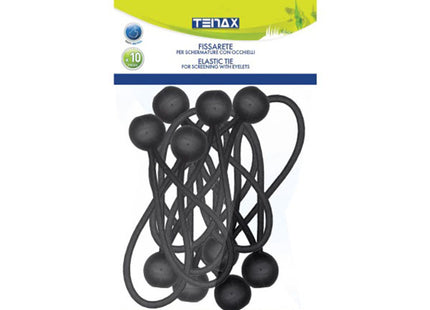 TENAX FISSARETE PER SCHERMATURE CON OCCHIELLI COLORE NERO MM150 PZ10
