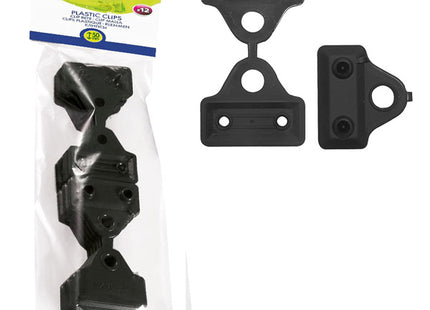 TENAX CLIPS PER RETE ART. CLIPS 50 CM 5 COLORE NERO CONF.DA PZ12