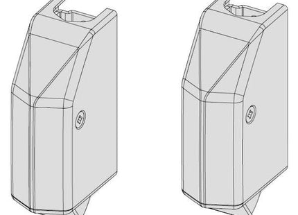 CISA COPPIA SCROCCHI AUTOBLOCCANTI ALTO/BASSO PER MANIGLIONI ALPHA