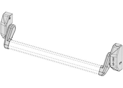 CISA MANIGLIONE ANTIPANICO DA APPLICARE ALPHA PUSH COMPONIBILE AMBIDX