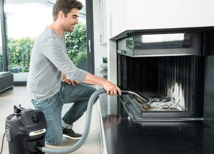 KARCHER ASPIRACENERE AD 2 BIDONE IN METALLO DA LT14 600W