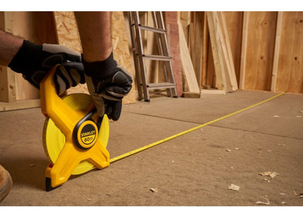 STANLEY ROTELLA METRICA TELAIO APERTO NASTRO FIBERGLASS MM12,7 MT60