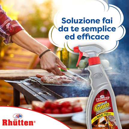 RHUTTEN ACCENDIFUOCO PER CAMINI E BARBECUE SPRAY ML750
