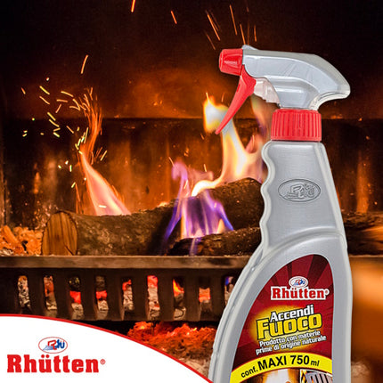 RHUTTEN ACCENDIFUOCO PER CAMINI E BARBECUE SPRAY ML750