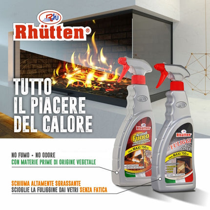 RHUTTEN ACCENDIFUOCO PER CAMINI E BARBECUE SPRAY ML750