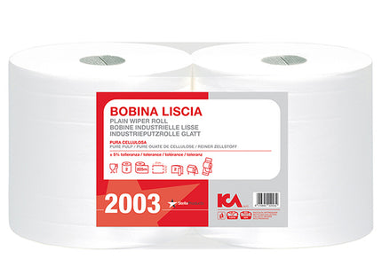 BOBINA CARTA SUPER LISCIA IN PURA CELLULOSA 700 STRAPPI CONF.DA 2 ROTOLI