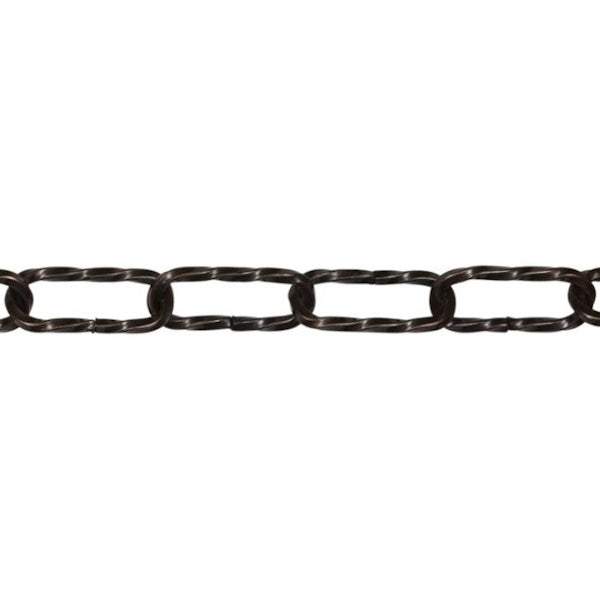 MINUTEX CATENA RITORTA FILO QUADRO IN ACCIAIO BRONZATO MOD. 202 D.MM3,5