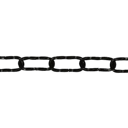 MINUTEX CATENA RITORTA FILO QUADRO IN ACCIAIO BRUNITO MOD. 202 D.MM3,5