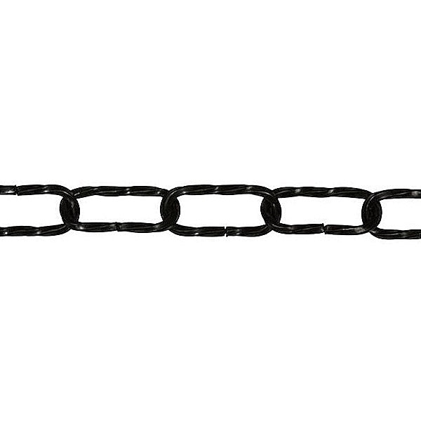 MINUTEX CATENA RITORTA FILO QUADRO IN ACCIAIO BRUNITO MOD. 202 D.MM3,5