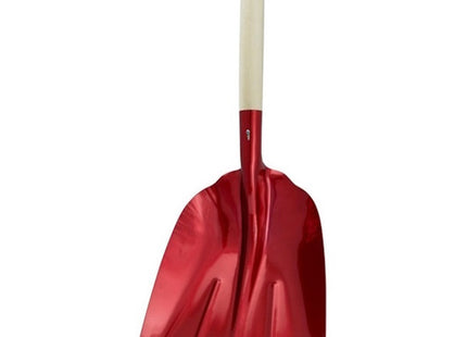 AGEF PALA DA NEVE IN ALLUMINIO ROSSO CON MANICO IN FAGGIO CM130