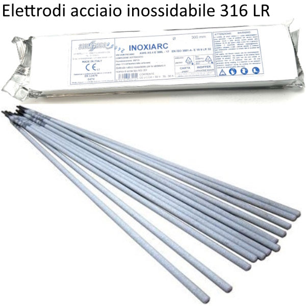 SIDERARCO ELETTRODI RUTILICI PER INOX AISI316 316LR D.MM2,5X300 PZ115