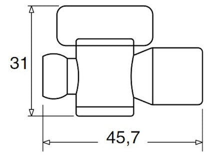 LOC-LINE ATTACCO 1/4" REGOLATORI DI FLUSSO DA 1/4"F NPT CONF.DA PZ2