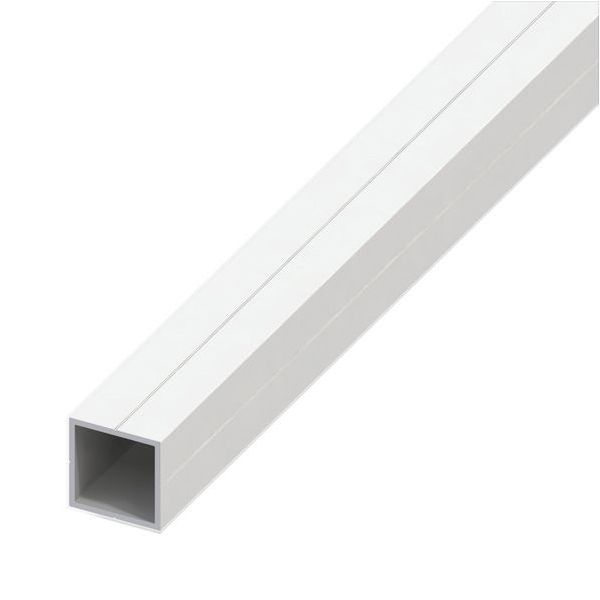 ALFER TUBO QUADRATO PVC BIANCO MM23,5X1,5 MT1