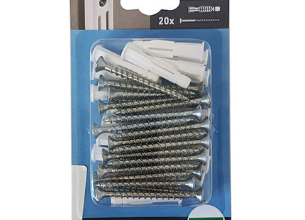 PIRCHER WALLFIX TASSELLI DA MURO PER CREMAGLIERA D.MM 6 CON VITE PZ.10