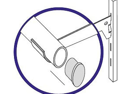 PIRCHER TAPPO DI CHIUSURA PER TUBI APPENDIABITI PER CREMAGLIERA