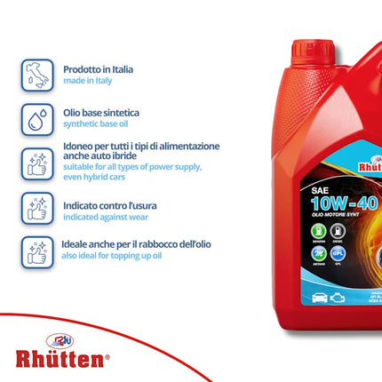 RHUTTEN OLIO MOTORE 4T 10W-40