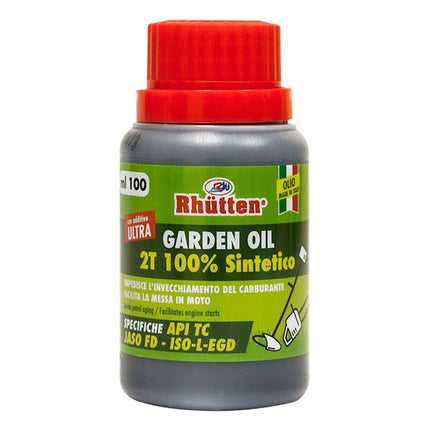 RHUTTEN OLIO GARDEN 2T SINTETICO ULTRA PER MISCELA FLACONE DA ML100