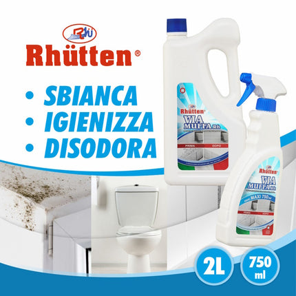 RHUTTEN VIA MUFFA RH RIMUOVI MUFFA DA MURI E PIASTRELLE SPRAY ML750
