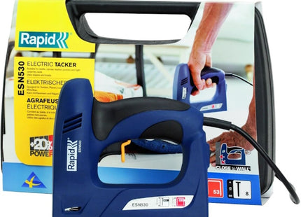 RAPID GRAFFATRICE ELETTRICA ESN530 PER CHIODI N.8/15 GRAFFE N.53/6-14