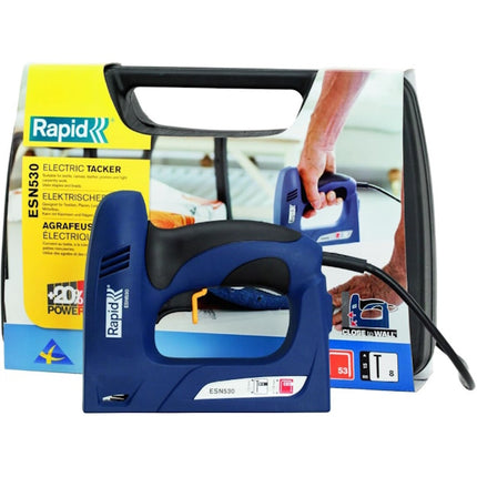 RAPID GRAFFATRICE ELETTRICA ESN530 PER CHIODI N.8/15 GRAFFE N.53/6-14