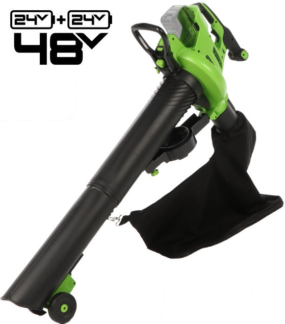 GREENWORKS SOFFIATORE ASPIRATORE GD48BVII 48V SOLO CORPO MACCHINA