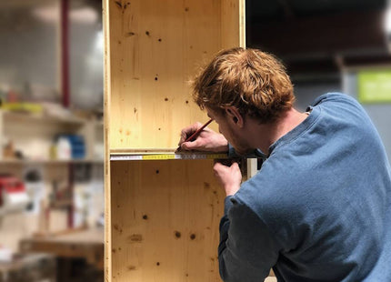 STABILA DOPPIO METRO PROFESSIONALE IN LEGNO BICOLORE TIPO 617 ART.01128