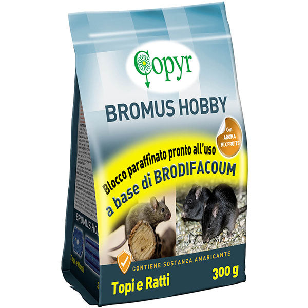 COPYR BROMUS HOBBY BLOCCO PARAFFINATO PER TOPI GR 300