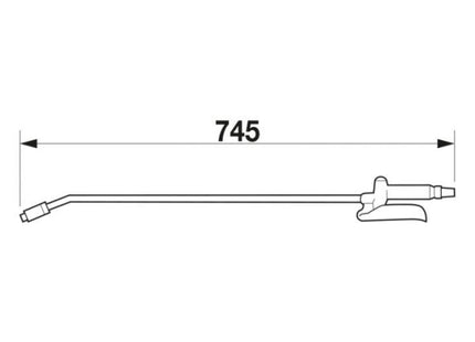 RAASM LANCIA DI NEBULIZZAZIONE IN ACCIAIO INOX AISI 304 GUARNIZIONI EPDM