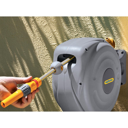 HOZELOCK RULLO AVVOLGITUBO AUTO REEL AUTOMATICO CON MT10 DI TUBO