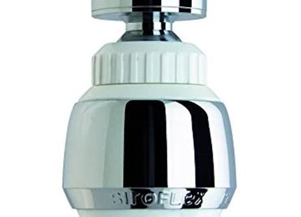 SIROFLEX ROMPIGETTO SIRIUS CON SNODO CROMATO BIANCO 22X1F-24X1M*