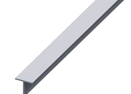 ALFER PROFILO QUADRATO A T ALLUMINIO NATURALE MM19,5X1,5 MT2,5