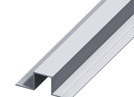 ALFER PROFILO QUADRATO A U 2 LATI 180° ALLUMINIO MM23,5X67,5X1,5 MT1