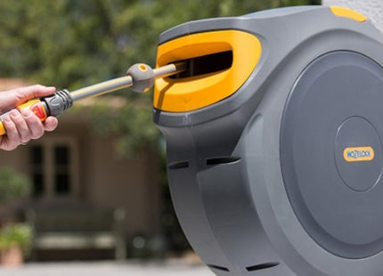 HOZELOCK RULLO AVVOLGITUBO AUTO REEL FLOWMAX AUTOMATICO CON MT30 DI TUBO