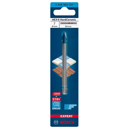 BOSCH PUNTA PER CERAMICA/VETRO MOD. EXPERT HEX-9 HARD CERAMIC
