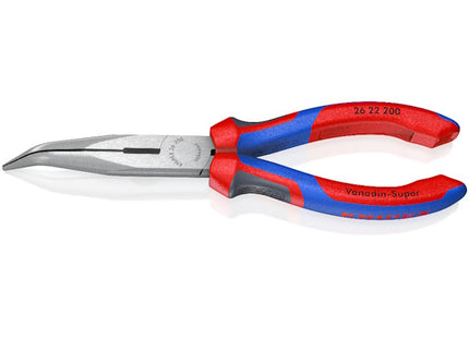 KNIPEX PINZA CON BECCHI MEZZOTONDI PIEGATI A 40° CON TRONCHESE MM200
