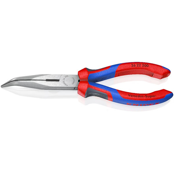 KNIPEX PINZA CON BECCHI MEZZOTONDI PIEGATI A 40° CON TRONCHESE MM200