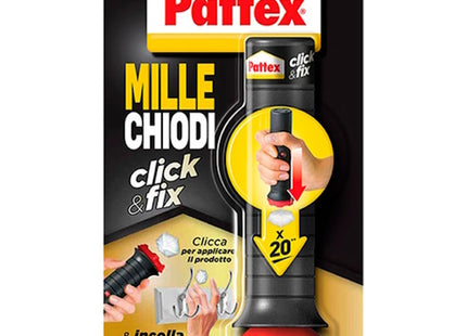 HENKEL PATTEX MILLECHIODI CLICK & FIX TUBO GR 30 BIANCO