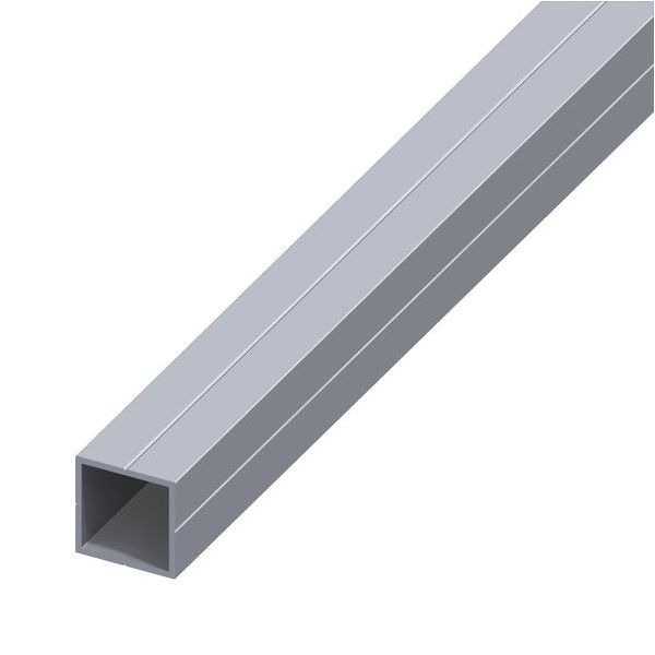 ALFER TUBO QUADRATO ALLUMINIO NATURALE MM23,5X1,5 MT0,3