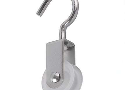 VIGOR CARRUCOLA CON GANCIO PULEGGIA IN NYLON D.MM30 ACCIAIO ZINCATO