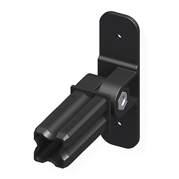 ALFER GIUNTURA FLANGIATA SNODATA A 1 PERNO NERA MM23,5